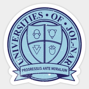 Universities of Jol-Nar Sticker